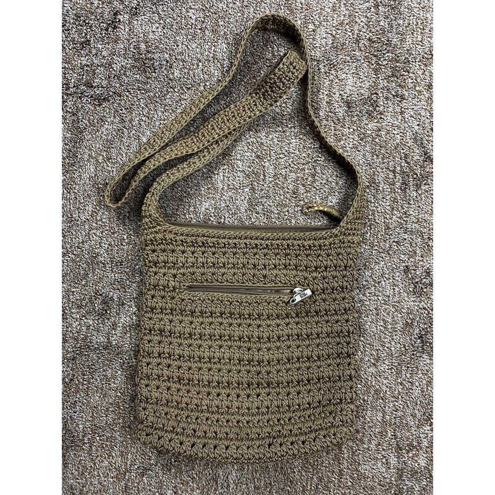 The Sak Medium Crossbody Shoulder Bag Purse Neutral Brown Mushroom